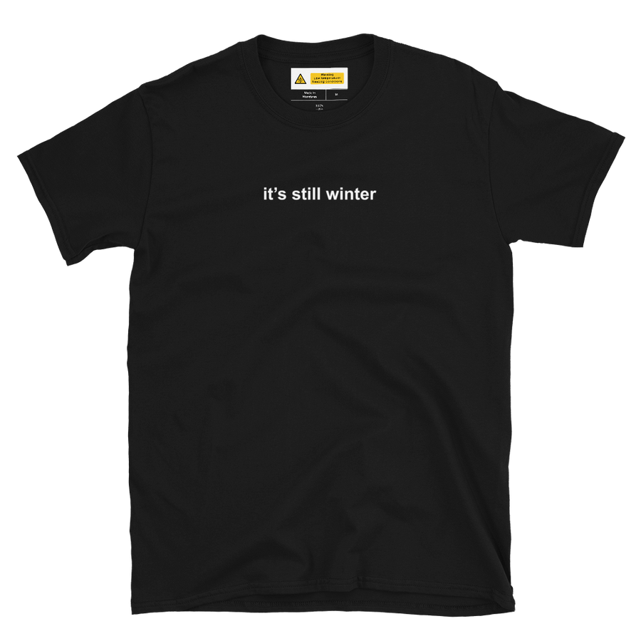 it's still winter - Black